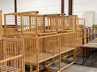 18x verrijdbaar houten kinderbed - afbeelding 3 van  5