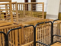 18x verrijdbaar houten kinderbed - afbeelding 4 van  5