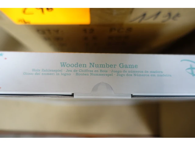 18x wooden number game disney - afbeelding 2 van  2
