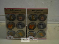 ±18x6st design magneetjes - afbeelding 1 van  2