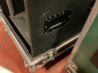 19" 12u stolp flightcase met binnenrack - afbeelding 3 van  3