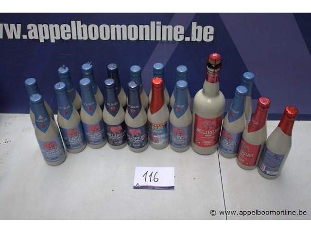 19 div flessen bier delirium - afbeelding 1 van  3
