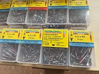 19 dozen hout schroeven met bits - afbeelding 4 van  8