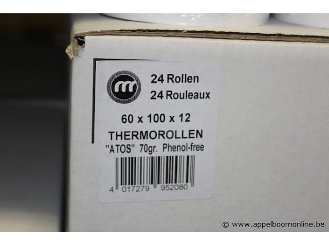 19 dozen inh. thermische rollen 60x100x12 - afbeelding 2 van  2
