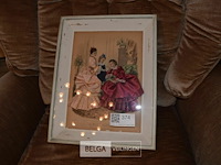 19 eeuwse franse mode print la mode illustree - afbeelding 1 van  3