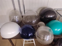 19 stuks kunstof koepels - afbeelding 2 van  2