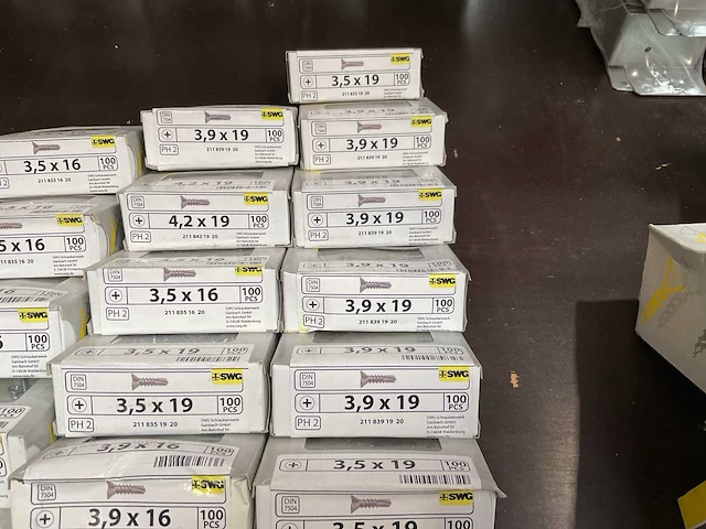 19 x dozen zelborende schroeven - afbeelding 4 van  7