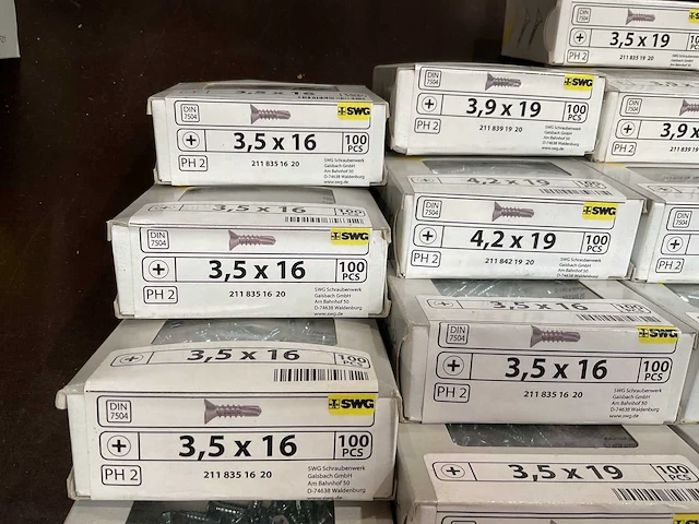 19 x dozen zelborende schroeven - afbeelding 5 van  7