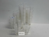 19 x drinkglas 2 assorti met siliconen ribbel - afbeelding 1 van  3