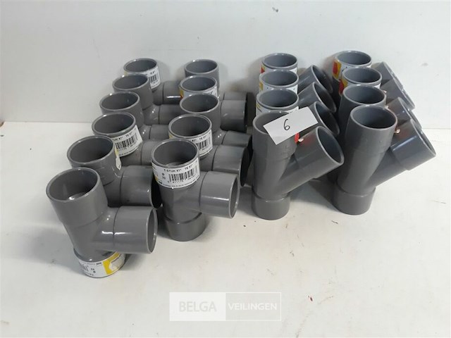 19 x t stuk 32 mm pvc lijmverbinding - afbeelding 1 van  3