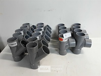 19 x t stuk 40 mm pvc lijmverbinding