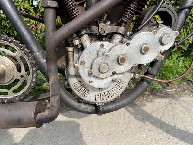 1913 peugeot legere 380cc oldtimer motorfiets - afbeelding 6 van  21