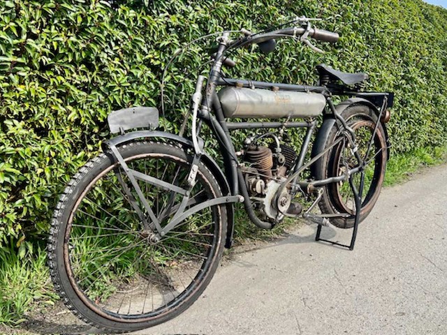 1913 peugeot legere 380cc oldtimer motorfiets - afbeelding 1 van  21