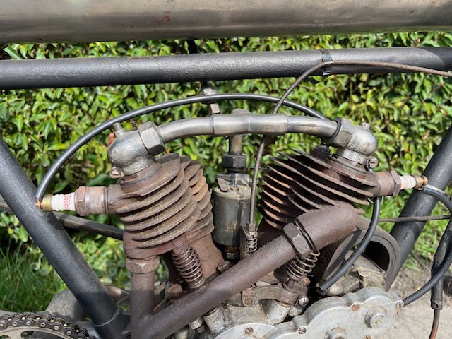 1913 peugeot legere 380cc oldtimer motorfiets - afbeelding 20 van  21