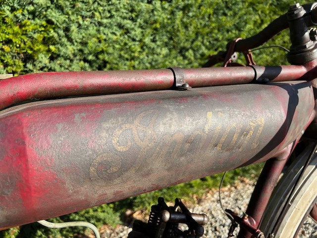 1914 indian 8 valve oldtimer motorfiets - afbeelding 10 van  23