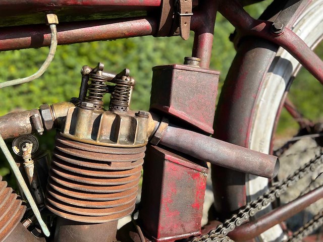 1914 indian 8 valve oldtimer motorfiets - afbeelding 16 van  23