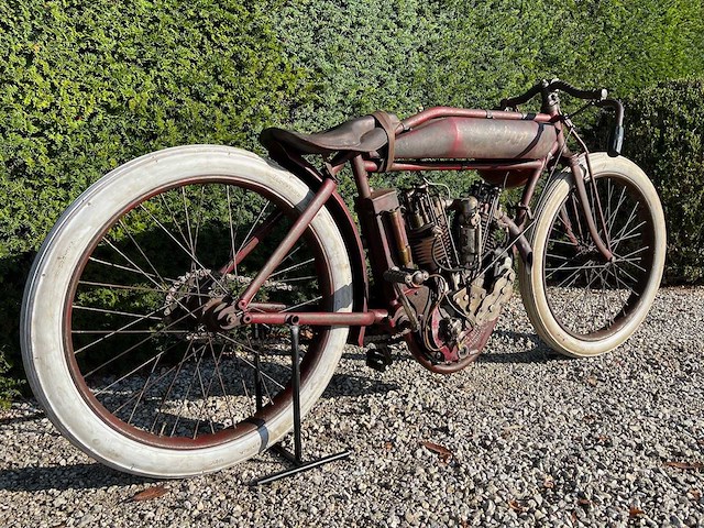 1914 indian 8 valve oldtimer motorfiets - afbeelding 19 van  23