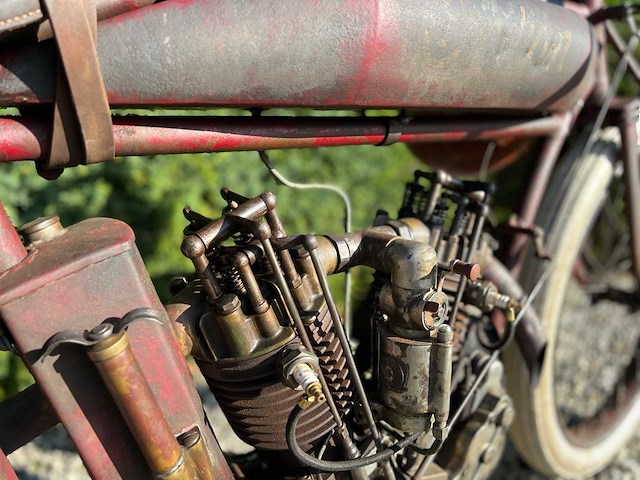 1914 indian 8 valve oldtimer motorfiets - afbeelding 23 van  23