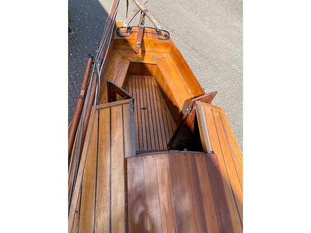 1918 grundel platbodem zeilboot - afbeelding 2 van  15