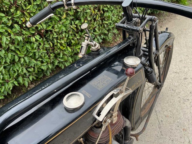 1918 sunbeam 4hp oldtimer motorfiets - afbeelding 3 van  17