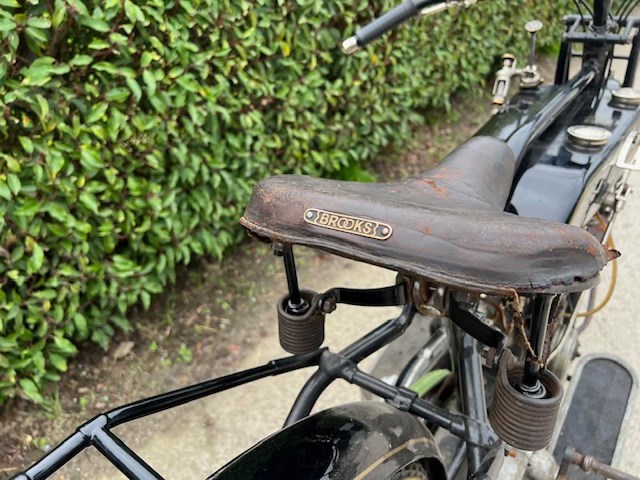 1918 sunbeam 4hp oldtimer motorfiets - afbeelding 16 van  17