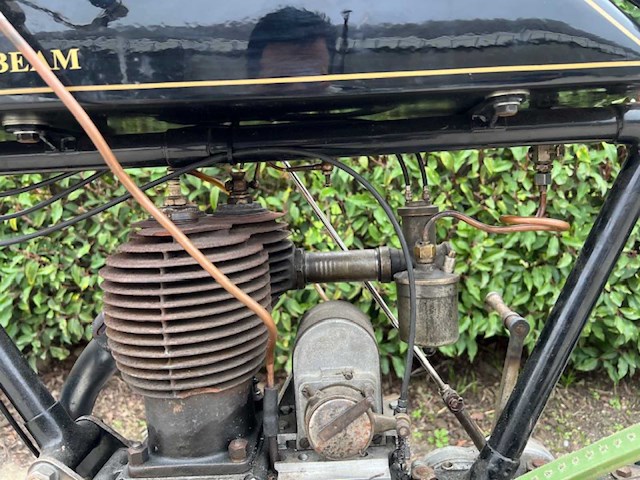 1918 sunbeam 4hp oldtimer motorfiets - afbeelding 7 van  17