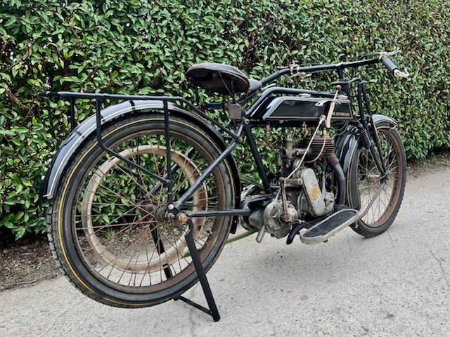 1918 sunbeam 4hp oldtimer motorfiets - afbeelding 11 van  17
