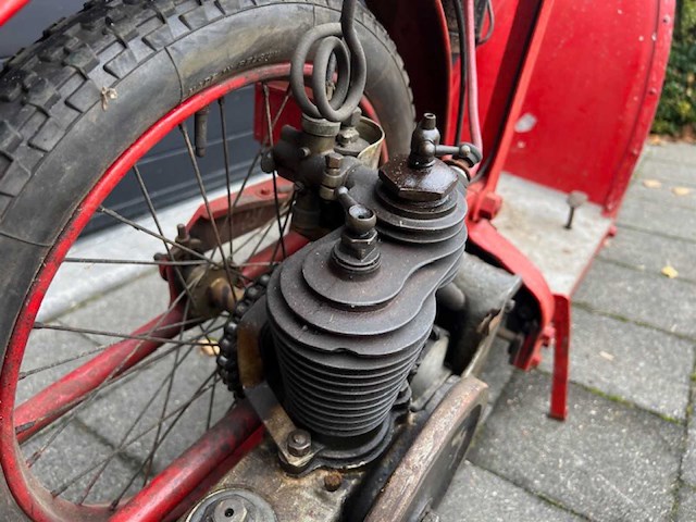 1920 wall auto wheel minerva (motorette) oldtimer motorfiets - afbeelding 4 van  16