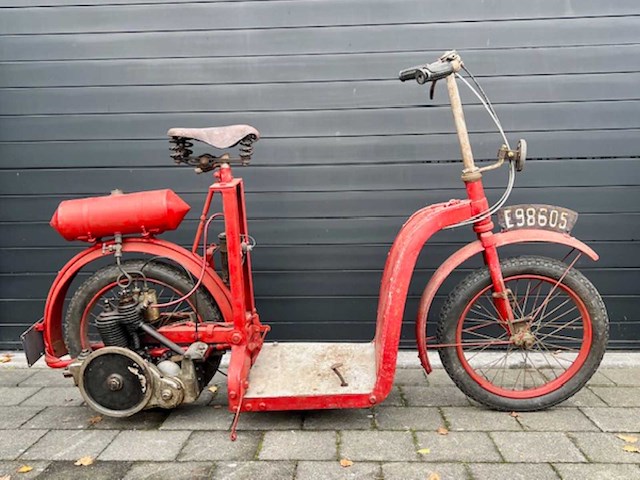 1920 wall auto wheel minerva (motorette) oldtimer motorfiets - afbeelding 9 van  16