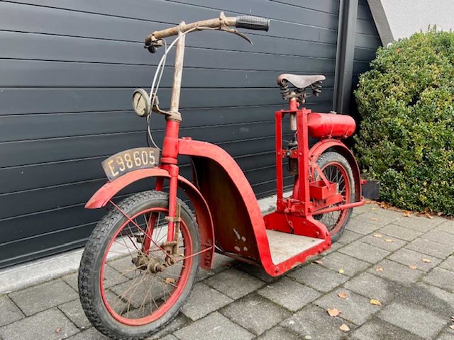 1920 wall auto wheel minerva (motorette) oldtimer motorfiets - afbeelding 12 van  16