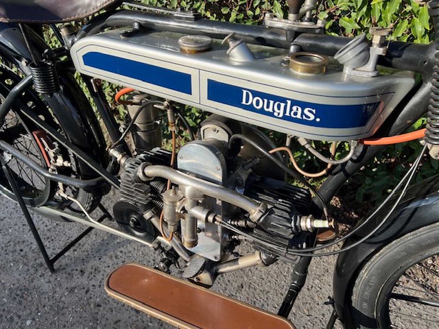 1923 douglas 2 3/4hp oldtimer motorfiets - afbeelding 10 van  11
