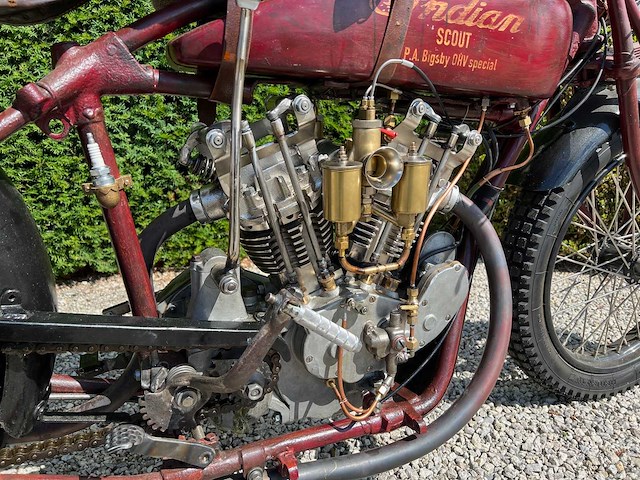 1925 indian scout ohv oldtimer motorfiets - afbeelding 3 van  22