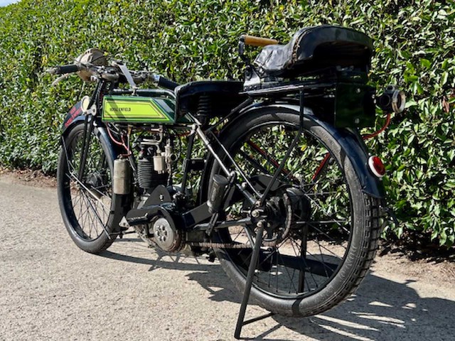 1926 royal enfield sports model 351 oldtimer motorfiets - afbeelding 11 van  18