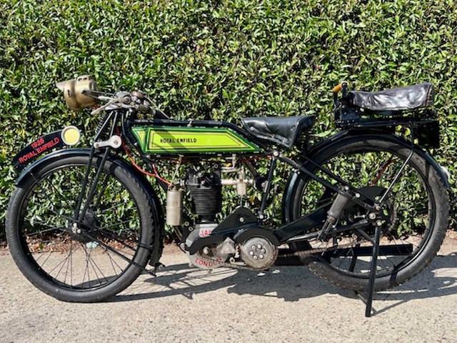 1926 royal enfield sports model 351 oldtimer motorfiets - afbeelding 12 van  18