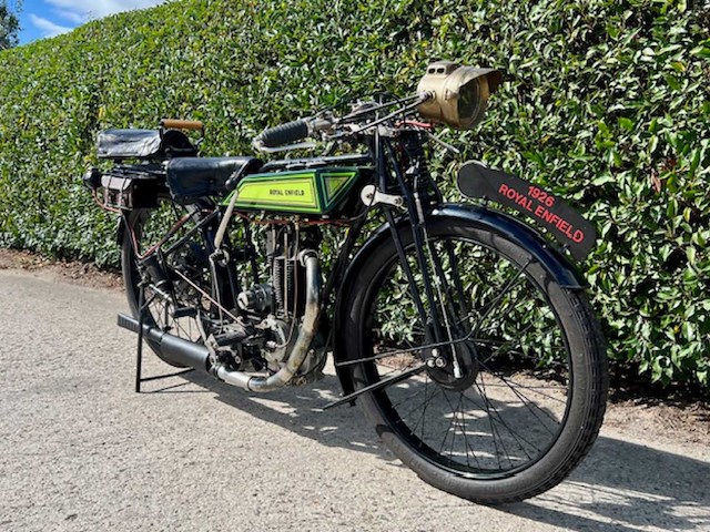 1926 royal enfield sports model 351 oldtimer motorfiets - afbeelding 14 van  18