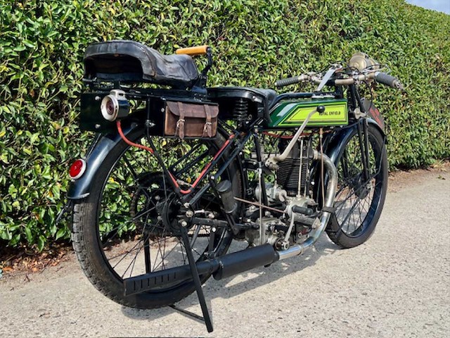 1926 royal enfield sports model 351 oldtimer motorfiets - afbeelding 15 van  18