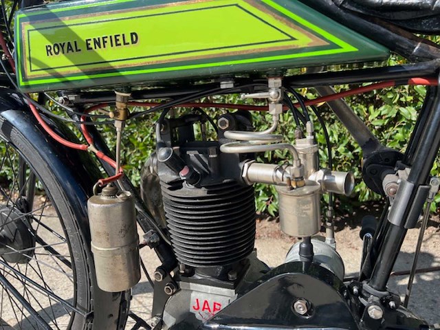 1926 royal enfield sports model 351 oldtimer motorfiets - afbeelding 17 van  18