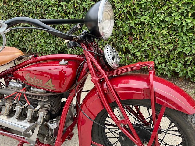 1931 indian 402 oldtimer motorfiets - afbeelding 2 van  11