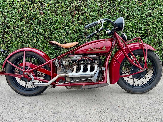 1931 indian 402 oldtimer motorfiets - afbeelding 6 van  11