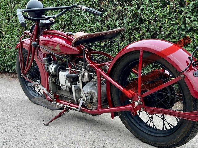 1931 indian 402 oldtimer motorfiets - afbeelding 7 van  11