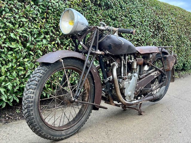1934 peugeot 115 oldtimer motorfiets - afbeelding 1 van  15