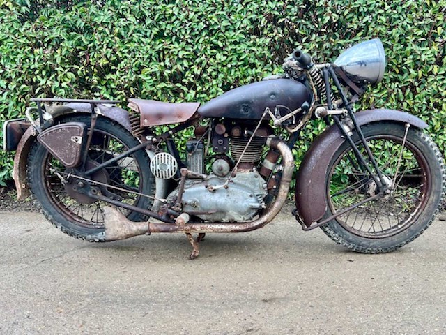 1934 peugeot 115 oldtimer motorfiets - afbeelding 10 van  15