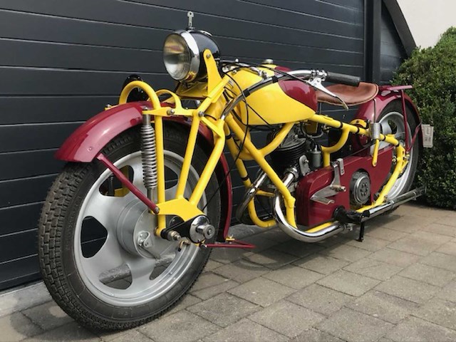1936 bomerland volksmodel oldtimer motorfiets - afbeelding 1 van  22