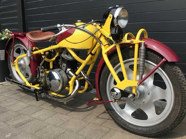 1936 bomerland volksmodel oldtimer motorfiets - afbeelding 20 van  22