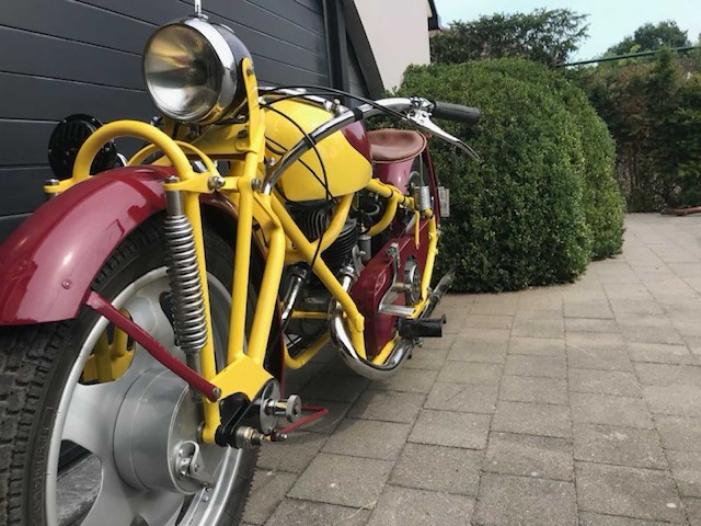 1936 bomerland volksmodel oldtimer motorfiets - afbeelding 14 van  22