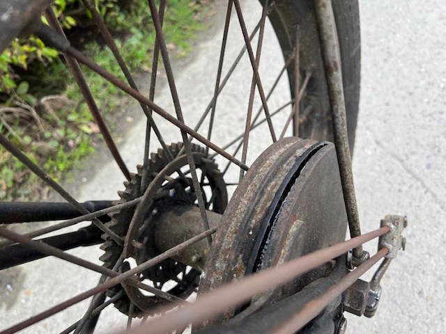 1936 peugeot p515 oldtimer motorfiets - afbeelding 20 van  28