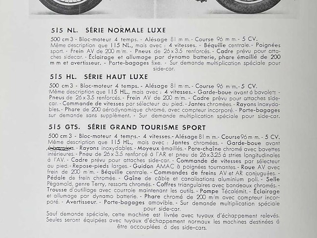 1936 peugeot p515 oldtimer motorfiets - afbeelding 21 van  28