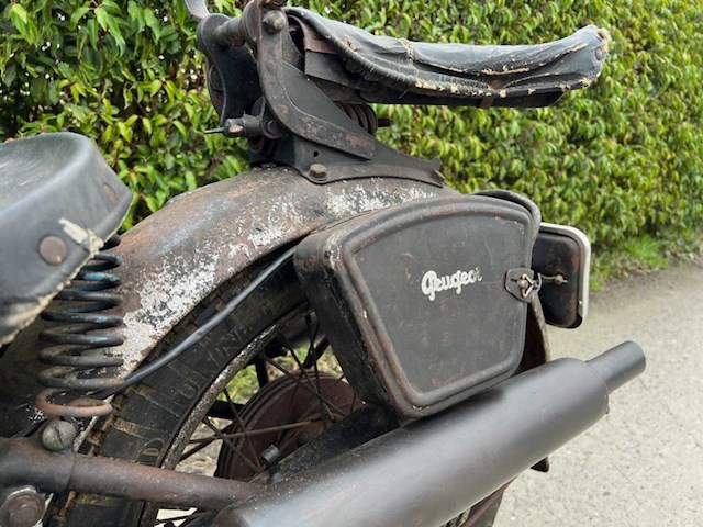 1936 peugeot p515 oldtimer motorfiets - afbeelding 27 van  28
