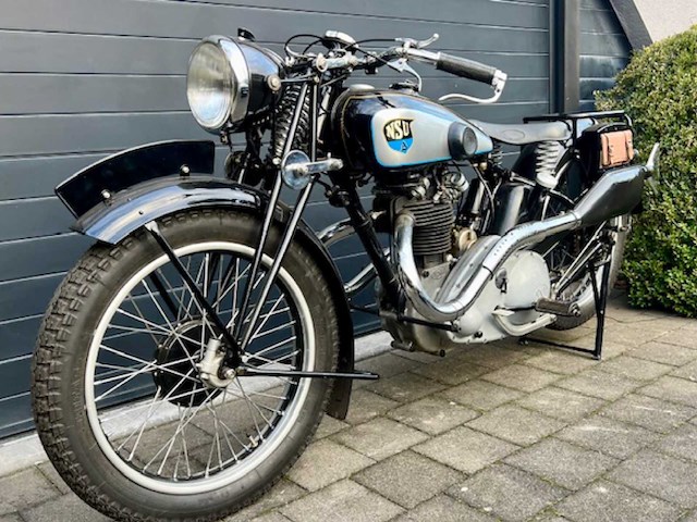 1937 nsu 351 osl oldtimer motorfiets - afbeelding 1 van  17