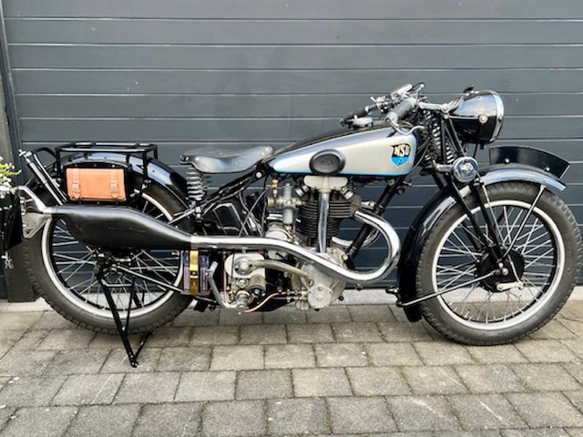 1937 nsu 351 osl oldtimer motorfiets - afbeelding 12 van  17